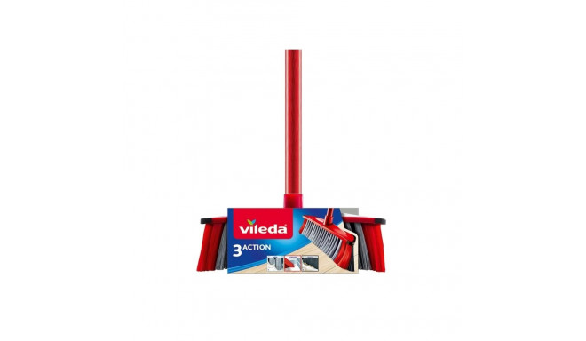 Broom Vileda 3 Action - 3in1 (red)