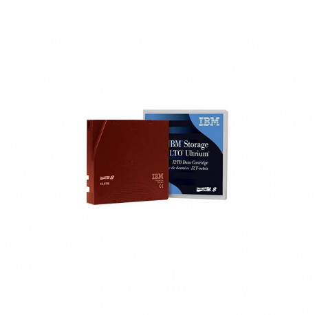 LTO8 medium 30TB, tumepunane