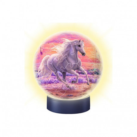 Ravensburger 3D puzzle night light horses a beach - 118434
