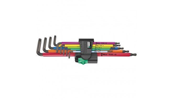 Wera angle key set 967/9 TX XL Multicolour HF 1 - screwdriver