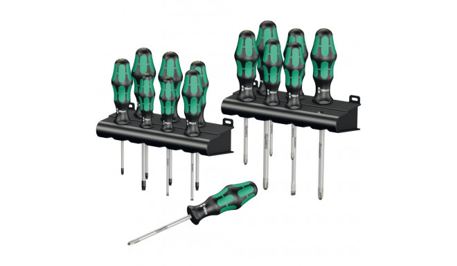 Schraubendreher Satz Big Pack 300 (schwarz/grün, Kraftform Plus, Lasertip)