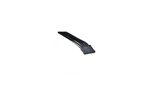 1x SATA kaabel 60cm, must