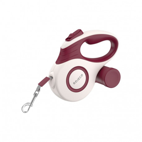 Rojeco A12 5M Automatic Retractable Dog Leash (red)