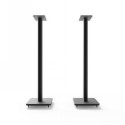 KANTO AUDIO PAIR - 32" UNIVERSAL BOOKSHELF SPEAKER STANDS - BLACK (PAIR)