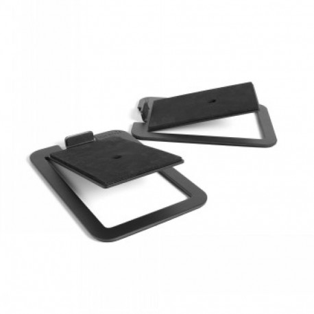 KANTO AUDIO DESKTOP SPEAKER STANDS FOR MIDSIZE SPEAKERS - BLACK (PAIR)
