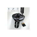 USAMS C21 käed-vabad komplekt FM-saatjaga, Bluetooth 5.0, MP3, 2xUSB 3.4A must/must CC115GC01 (US-CC