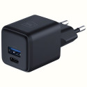 3MK Hyper GaN Charger 20W 1xUSB-A 1XUSB-C PD QC4+ Black