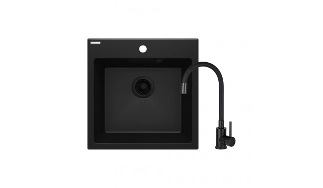 SINK GRANITE + MIXER ZQJNN103 BLACK