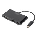 Digitus USB-C 3in1 Triple Monitor Adapter (HDMI, DP, VGA) | USB-C Graphics Adapter