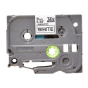 Brother TZe-221 lamineeritud teip must valgel, TZe, 8 m, 9 mm