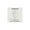 Logitech Pebble 2 M350s juhtmevaba hiir, RF juhtmevaba + Bluetooth, 4000 DPI, toonvalge