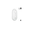 Logitech Pebble 2 M350s juhtmevaba hiir, RF juhtmevaba + Bluetooth, 4000 DPI, toonvalge