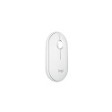 Logitech Pebble 2 M350s juhtmevaba hiir, RF juhtmevaba + Bluetooth, 4000 DPI, toonvalge