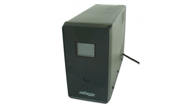 EnerGenie | UPS with USB and LCD display, Black | 1200 VA