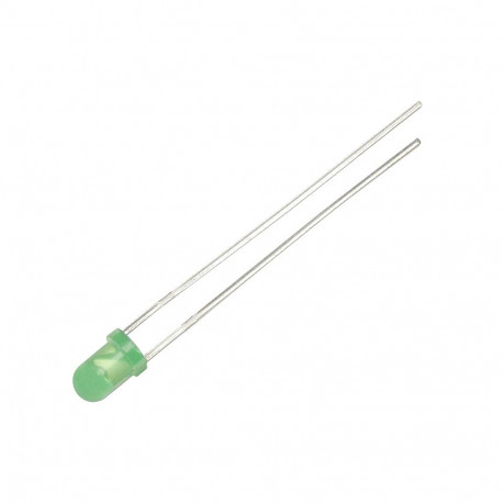 6017# Dioda led 3mm (zielona matowa)