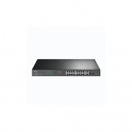 TP-LINK võrgulüliti TL-SG1218MP juhtimatu raki paigaldatav 18 porti 10/100Mbps (RJ-45) 16 PoE+ porti