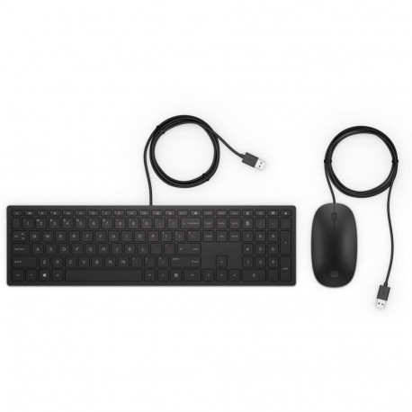 "HP Tastatur 400 Pavilion +Maus Set Kabelgebunden Schwarz USB"