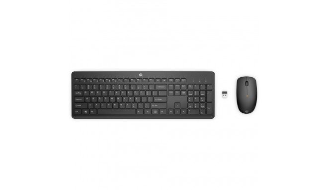 "HP 235 Tastatur und Maus Set Combo Wireless black QWERTY"