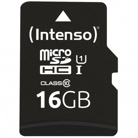 "CARD 16GB Intenso Premium MicroHC 45MB/s +Adapter"