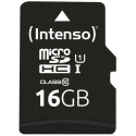 "CARD 16GB Intenso Premium MicroSDHC 45MB/s +Adapter"