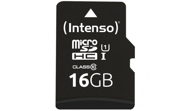 "CARD 16GB Intenso Premium MicroHC 45MB/s +Adapter"