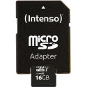 "CARD 16GB Intenso Premium MicroSDHC 45MB/s +Adapter"