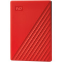 "2,5"" WD My Passport 4TB portable HDD USB3.0 USB2.0 compatible Red Retail"