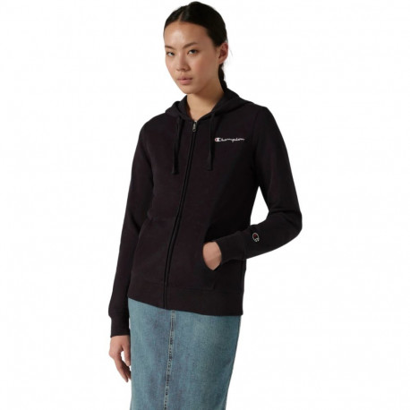 Bluza damska Champion Full Zip Hoodie Sweatshirt czarna 118099 KK001 M