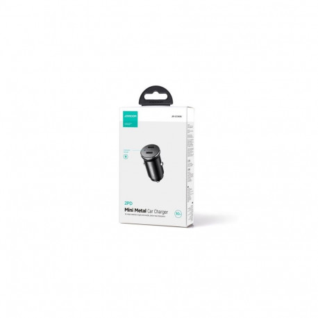Joyroom Car Charger Mini, C+C, 30W, Black (JR-CCN06)