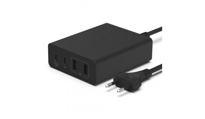 Belkin BOOST Charge Cha.108W GaN 2xUSB-C/2xUSB-A 2m    WCH010vfBK