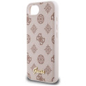 Guess Peony Script Logo MagSafe iPhone 16e Case - Brown