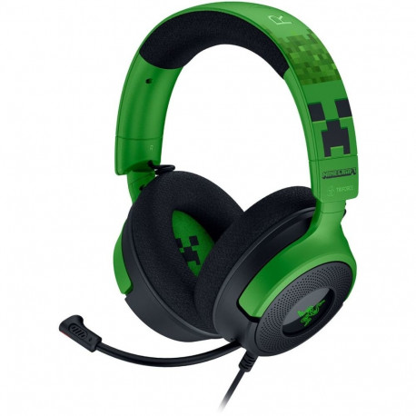 Kõrvaklapid Razer Kraken V4 X - Minecraft Ed.