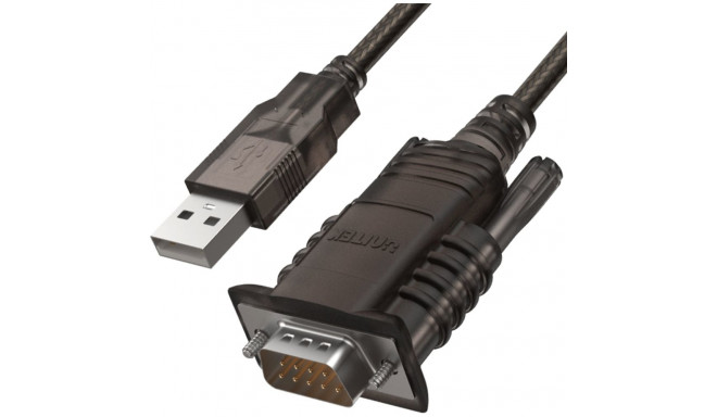 Unitek USB-A - RS-232 USB-kaabel 1.5 m must (Y108)