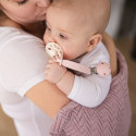Babyono soother holder silicone beige1469/03