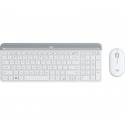 Klaviatuur+hiir Logitech MK470 White/valge Slim Wireless Keyboard and Mouse Combo Pan-Nordic