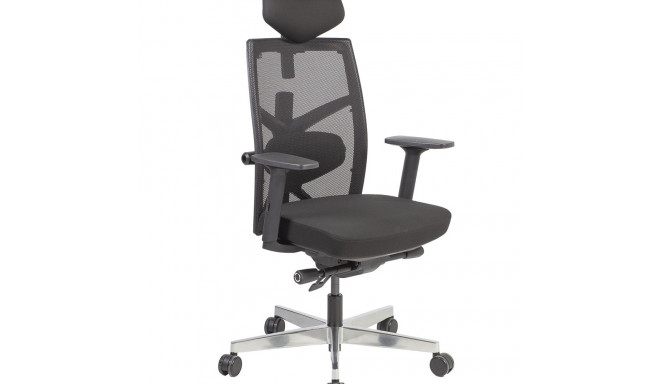 Töötool TUNE peatoega, võrkseljatugi, 3D reg. käetoed 13474/ max 120kg/ must kangas 50 000 Martindal