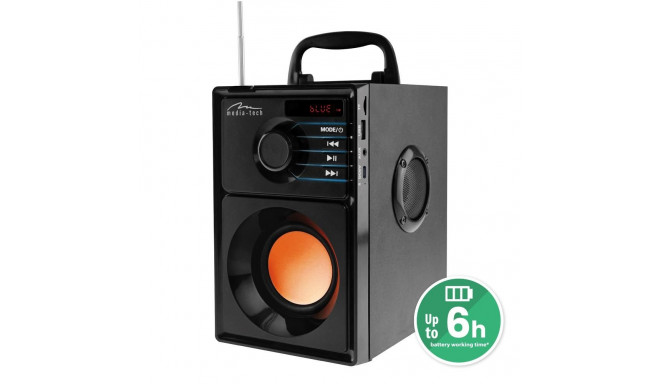 Media-Tech BOOMBOX BT 15 W Stereo portable speaker Black