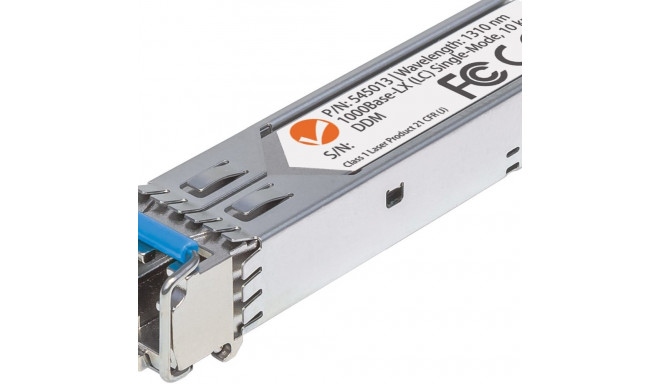 Intellinet optiline transceiver-moodul, gigabitine fiiber SFP, 1000Base-Lx (LC) üherežiimiline port,