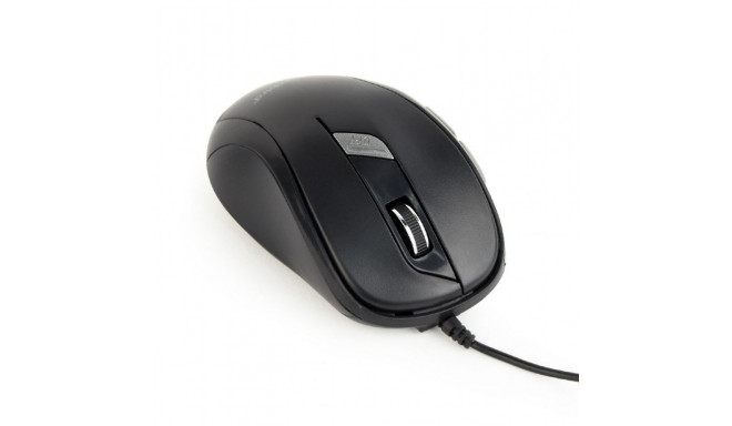 Gembird MUS-6B-01 kahekäeline USB Type-A optiline 1600 DPI hiir
