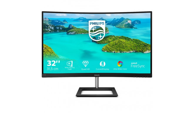 Philips E Line 325E1C/00 arvutimonitor 80 cm (31,5") 2560 x 1440 pikslit Quad HD LCD must