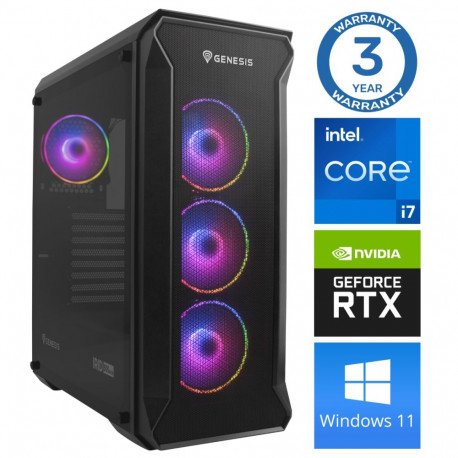 INTOP i7-12700F 32GB 1TB SSD M.2 NVME RTX5060Ti 16GB WIN11