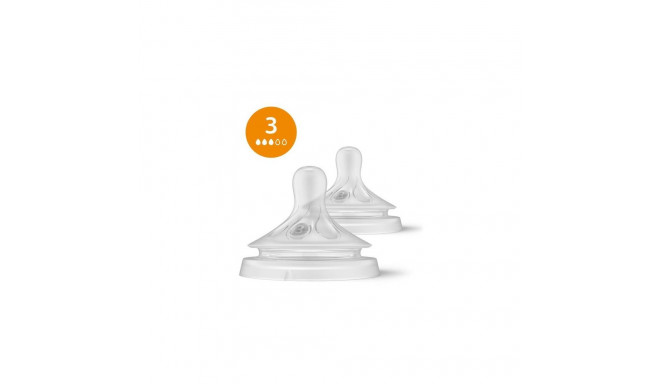 Philips AVENT Natural Response SCY963/02 Baby bottle flow 3 teat to help reduce colic