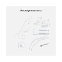 Lastetool raamikinnitusega URBAN IKI U-me, Suzume Grey/Bincho Black