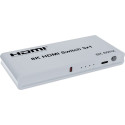 PremiumCord 8K@60Hz, 4K@144Hz HDMI switch 3:1 with remote control