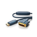 ClickTronic HQ OFC cable DisplayPort - DVI, gold plated, M/M, 2m