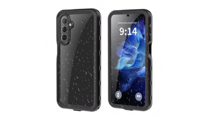 Waterproof case SHELLBOX A16 for SAMSUNG A16 black