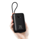 VEGER powerbank 30000 mAh with built-in cables Type C / Lightning PD QC3.0 35W K3 (W3018) black
