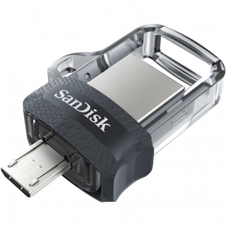 "STICK 256GB USB3.0/microUSB SanDisk Ultra Dual Grey"
