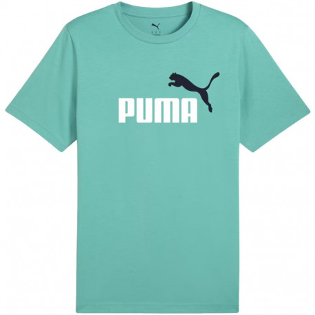 Koszulka męska Puma Ess 2 Color No.1 Logo miętowa 684708 59  L