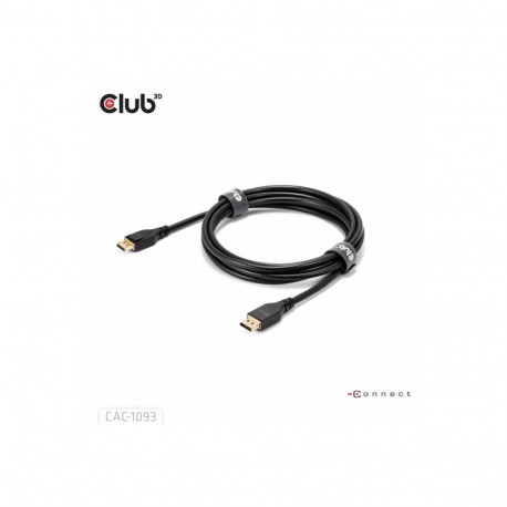 Club 3D DisplayPort 2.1 DP54 VESA sertifitseeritud kaabel 8K120Hz 3m/ 9.84ft